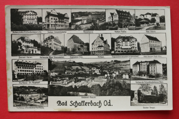 AK Bad Schallerbach / 1915-1930 / Mehrbildkarte / Kurhaus Schallerbacherhof / Hotel Viktoria / Dorrek Heim / Wiener Strassenbahner / Eisenbahner Heim / Rathaus / Hotel Pension Stadt Wien / Oberösterreich